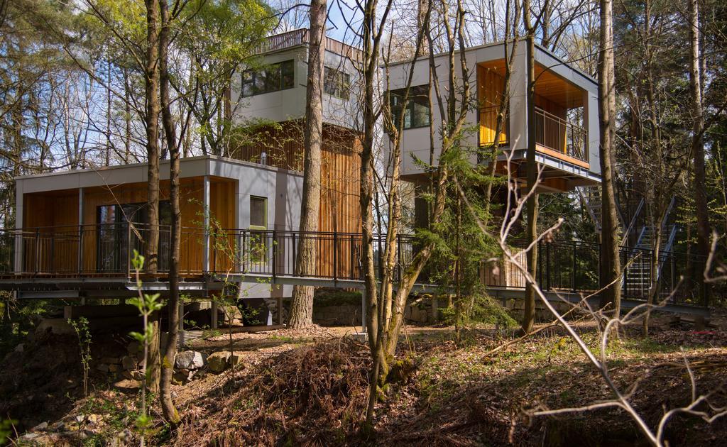 Baumhaus Lodge Schrems Schrems  エクステリア 写真